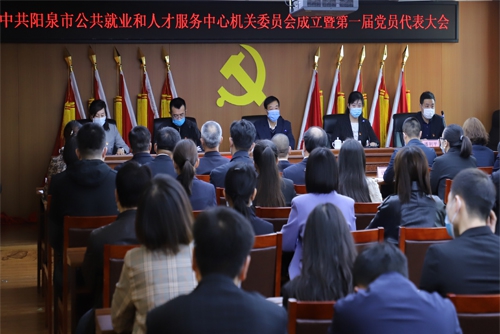 市公共就業(yè)和人才服務(wù)中心召開機關(guān)黨委成立暨第一屆黨員代表大會