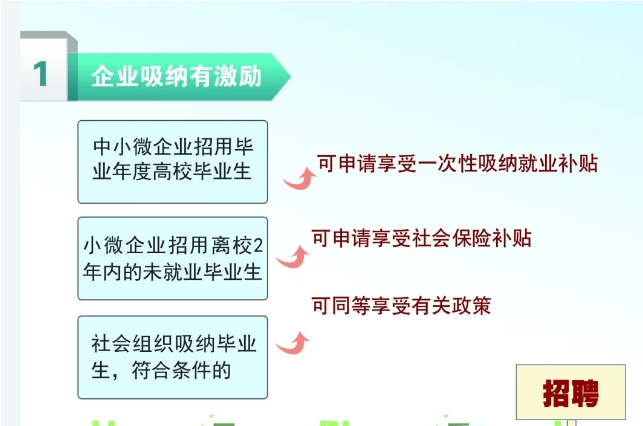 企業(yè)吸納高校畢業(yè)生就業(yè)，這些激勵(lì)政策很給力！